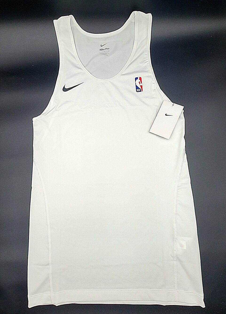 Nike Pro NBA Player Issued Breathe Tank Top Basketball AA0785-100 Men's L NWT